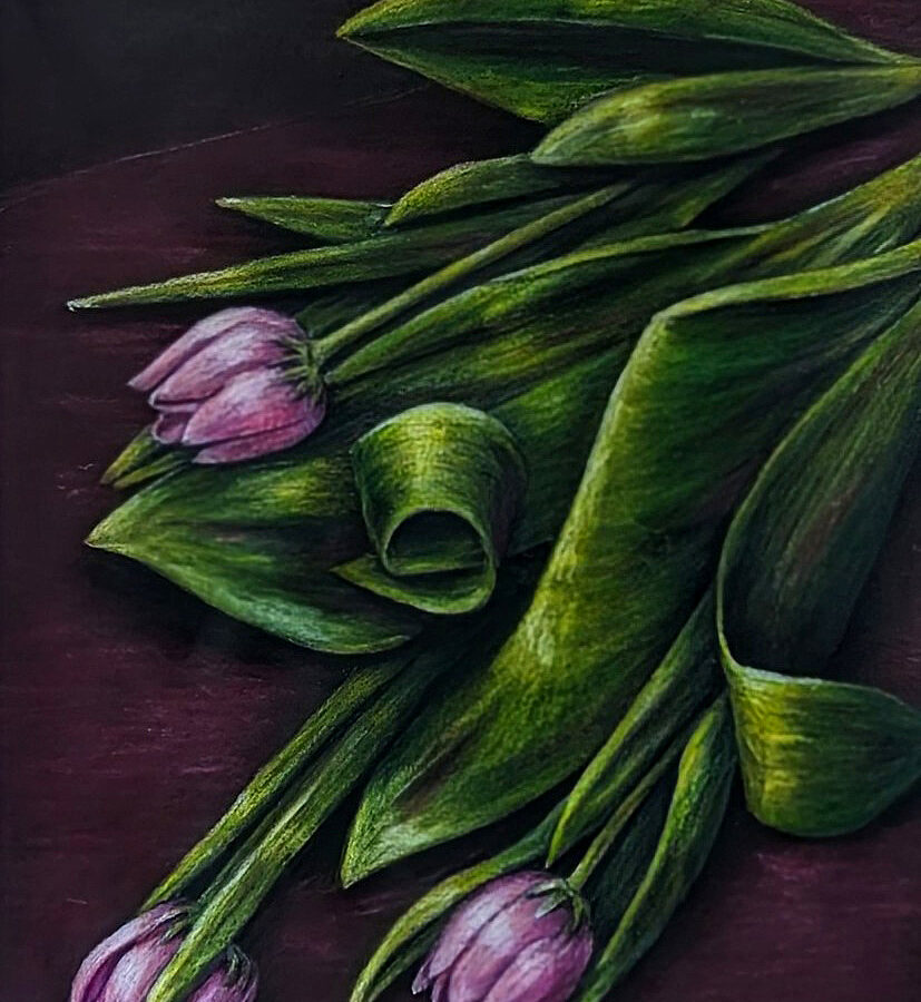 Tulpenstrauß aus der Serie "Mit achtsamem Blick"