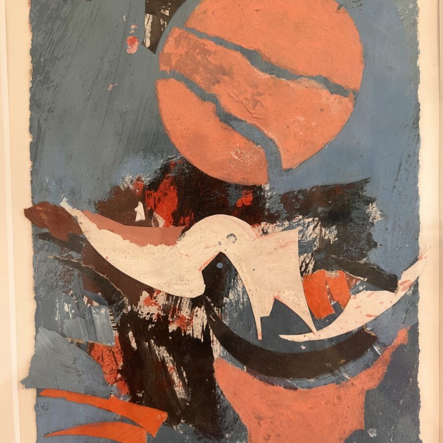 Mond über dem Mittelmeer