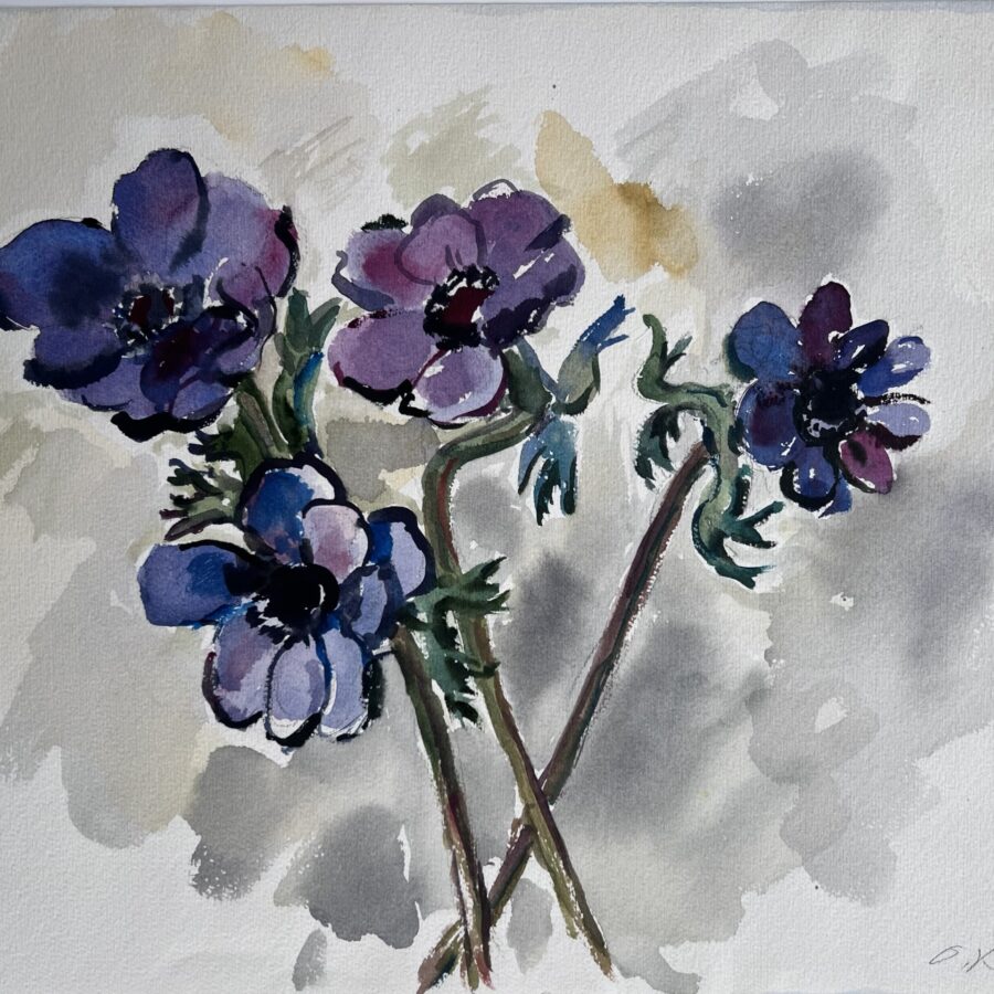 Blumenaquarell 1